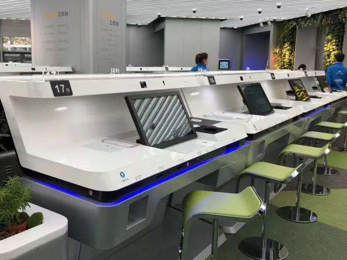 上海智慧政務中心最新排隊叫號機上線項目效果圖